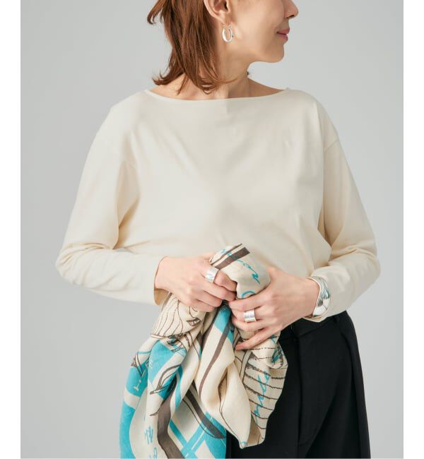 VERMEIL par iena「BACK Vネック ロングスリーブプルオーバー」|Tシャツ・カットソー|