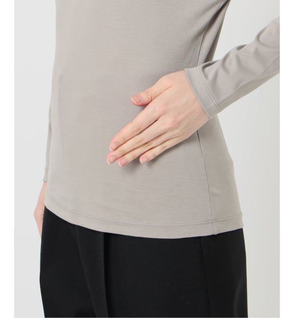 VERMEIL par iena「BACK Vネック ロングスリーブプルオーバー」|Tシャツ・カットソー|