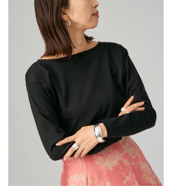 VERMEIL par iena「BACK Vネック ロングスリーブプルオーバー」|Tシャツ・カットソー|