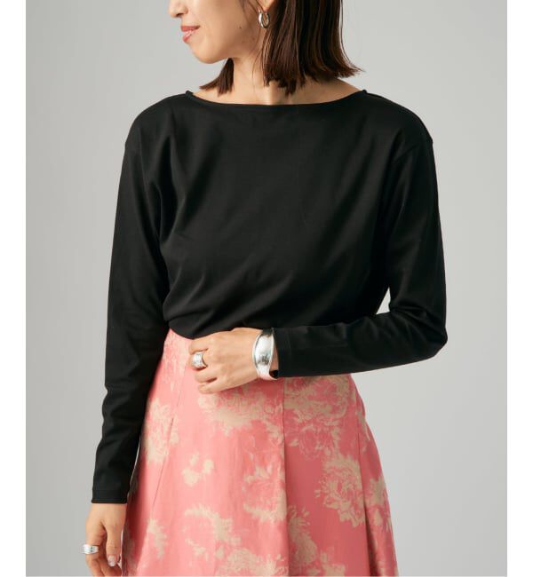 VERMEIL par iena「BACK Vネック ロングスリーブプルオーバー」|Tシャツ・カットソー|