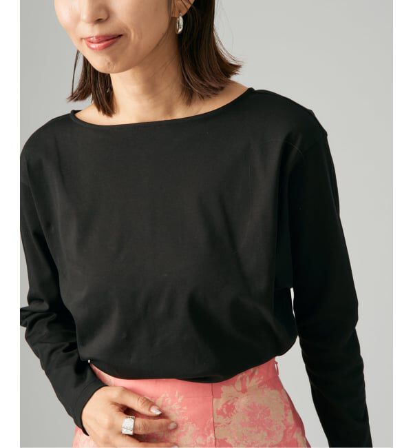 VERMEIL par iena「BACK Vネック ロングスリーブプルオーバー」|Tシャツ・カットソー|