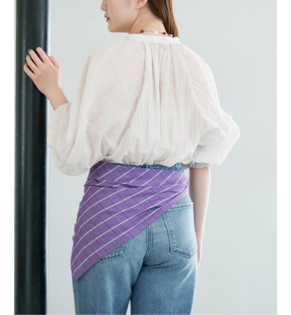 IENA「《予約》ランダムプリーツブラウス」|シャツ・ブラウス|