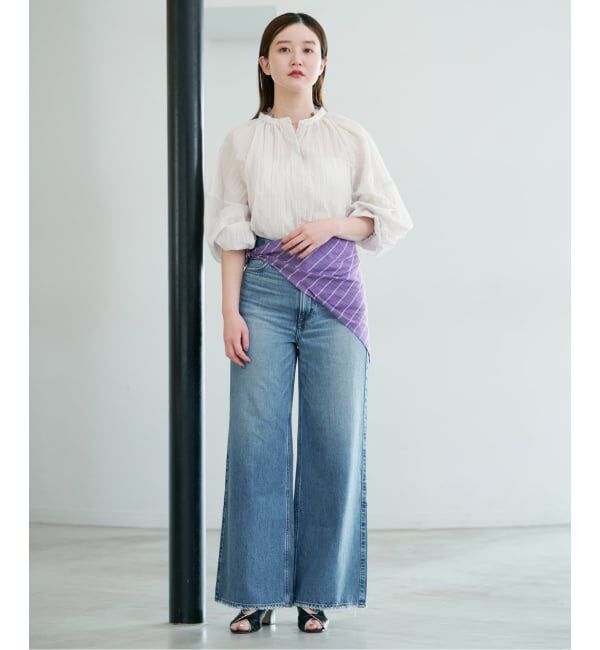 IENA「《予約》ランダムプリーツブラウス」|シャツ・ブラウス|