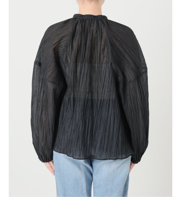 IENA「《予約》ランダムプリーツブラウス」|シャツ・ブラウス|