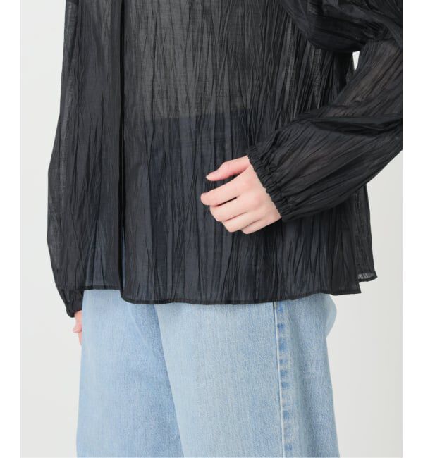 IENA「《予約》ランダムプリーツブラウス」|シャツ・ブラウス|