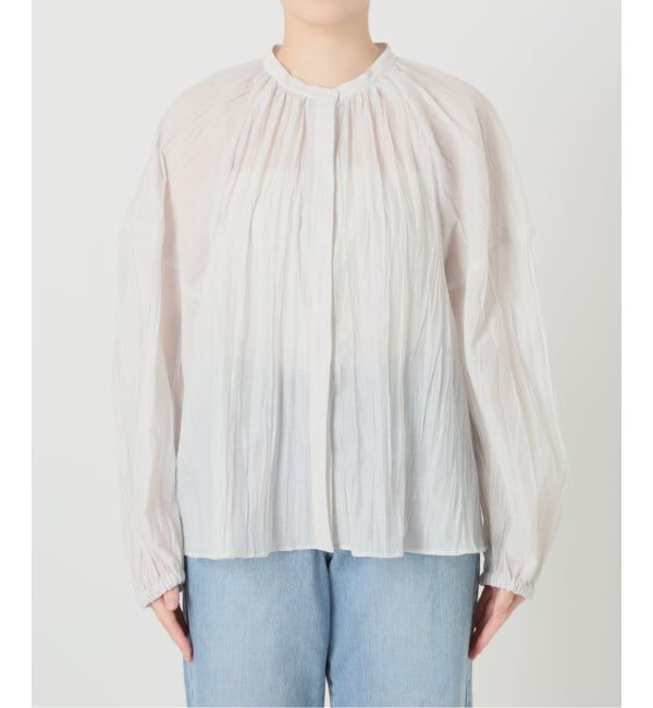 IENA「《予約》ランダムプリーツブラウス」|シャツ・ブラウス|
