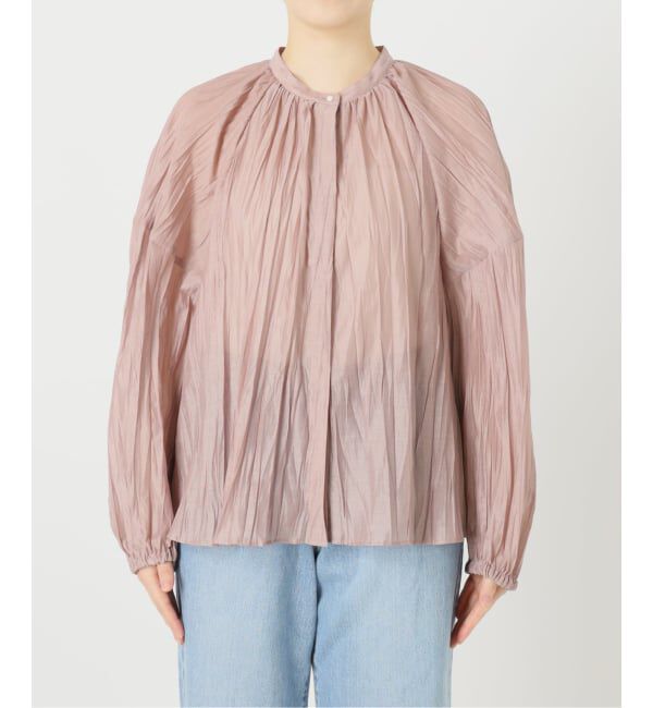 IENA「《予約》ランダムプリーツブラウス」|シャツ・ブラウス|