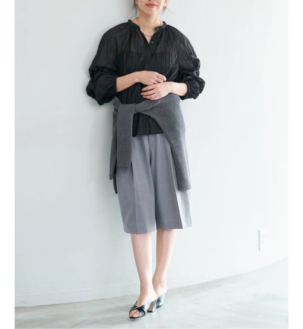 IENA「《予約》ランダムプリーツブラウス」|シャツ・ブラウス|