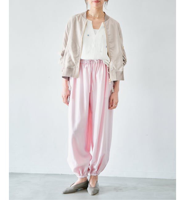 IENA「《予約》ウォッシャブル ライトエアリーMA-1」|ブルゾン・スタジャン|