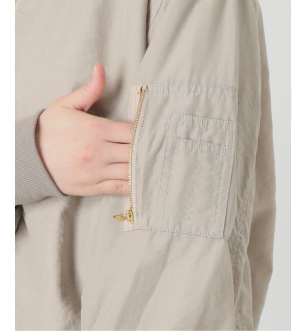 IENA「《予約》ウォッシャブル ライトエアリーMA-1」|ブルゾン・スタジャン|