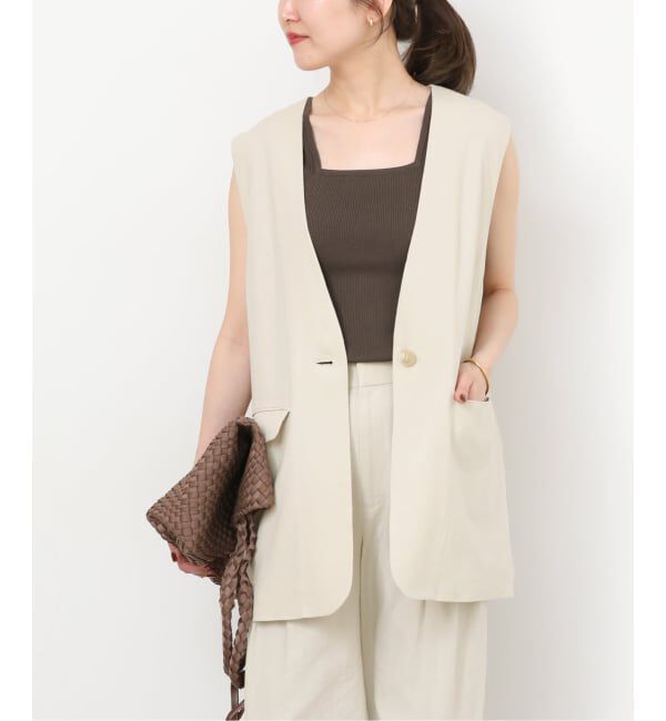 JOURNAL STANDARD relume「《予約》［手洗い可］リネンフィールノーカラージレ」|その他|