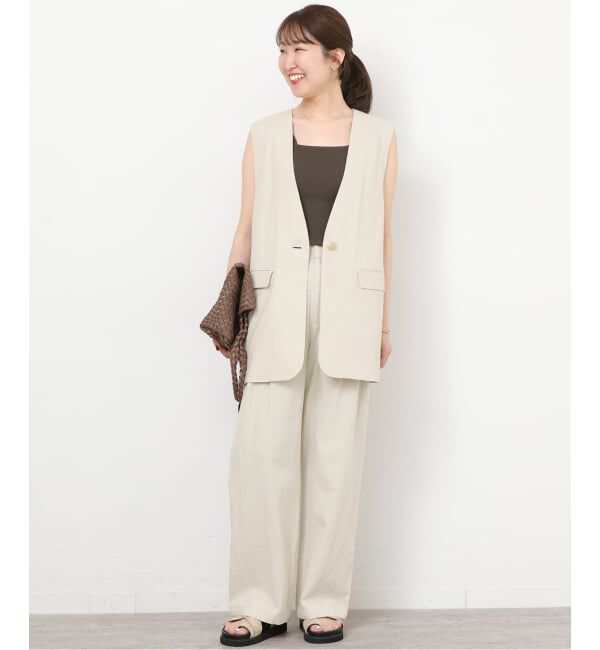 JOURNAL STANDARD relume「《予約》［手洗い可］リネンフィールノーカラージレ」|その他|