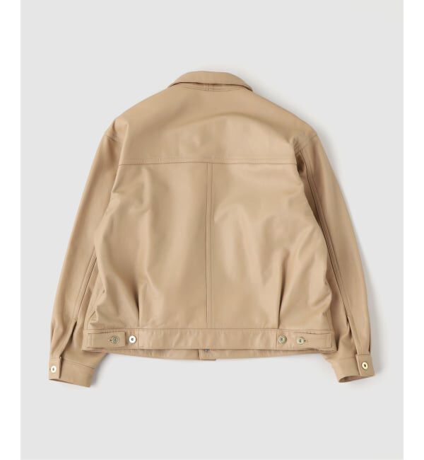 JOURNAL STANDARD「A LEATHER / エーレザー TRUCKER JACKET- LAMB」|ライダースジャケット|