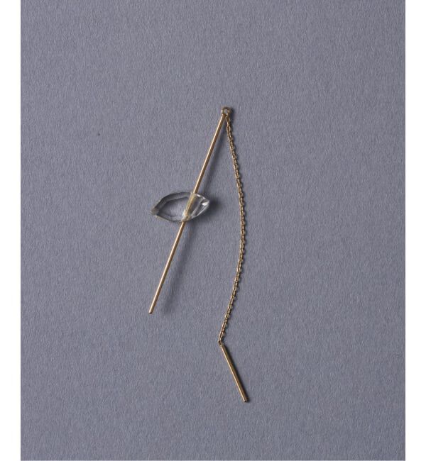 Lilas by Spick&Span「スラストクォーツアメリカンピアス K10（片耳）」|ピアス|