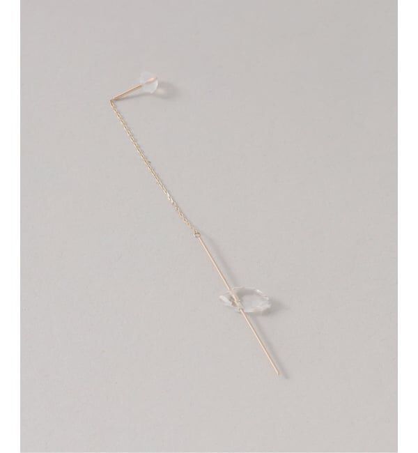 Lilas by Spick&Span「スラストクォーツアメリカンピアス K10（片耳）」|ピアス|