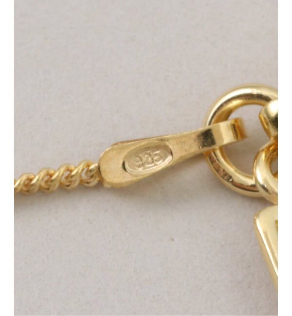 NOBLE「mounir/ムーニエ  スリーストーンネックレス(スモーキークォーツ)」|ネックレス|