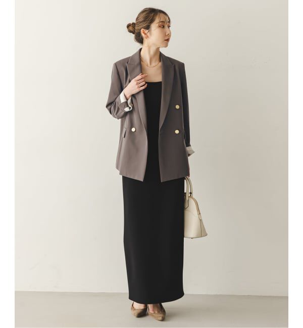 NOBLE「《追加予約・新色・セットアップ対応》フローツイルピークドラペルジャケット」|テーラードジャケット|