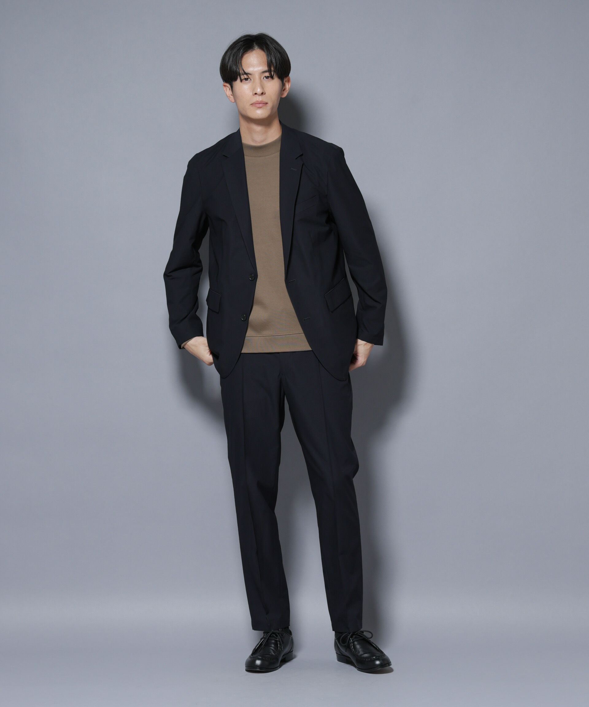 nano･universe「「N TROUSERS BASIC」SizeMoreTEXBRID(R)ストレッチパンツ(セットアップ可)」|スーツ|