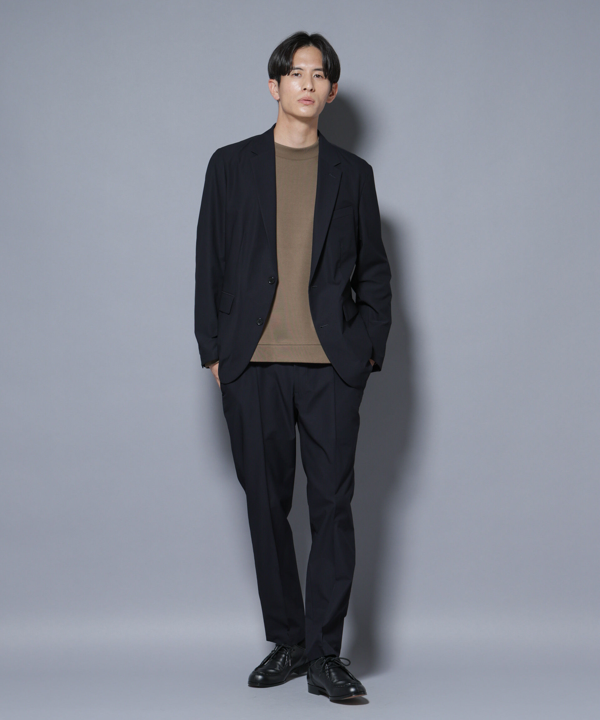 nano･universe「「N TROUSERS BASIC」SizeMoreTEXBRID(R)ストレッチパンツ(セットアップ可)」|スーツ|