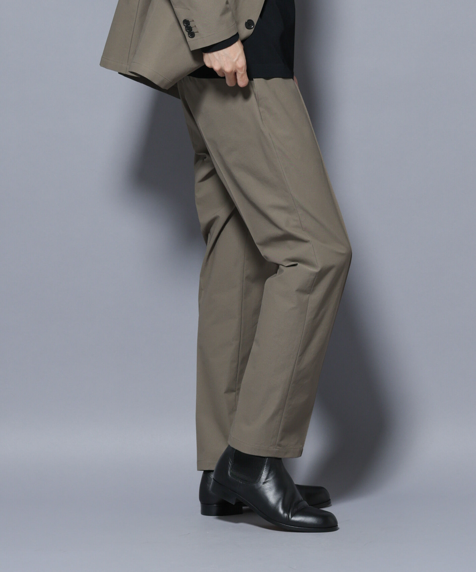 nano･universe「「N TROUSERS BASIC」SizeMoreTEXBRID(R)ストレッチパンツ(セットアップ可)」|スーツ|