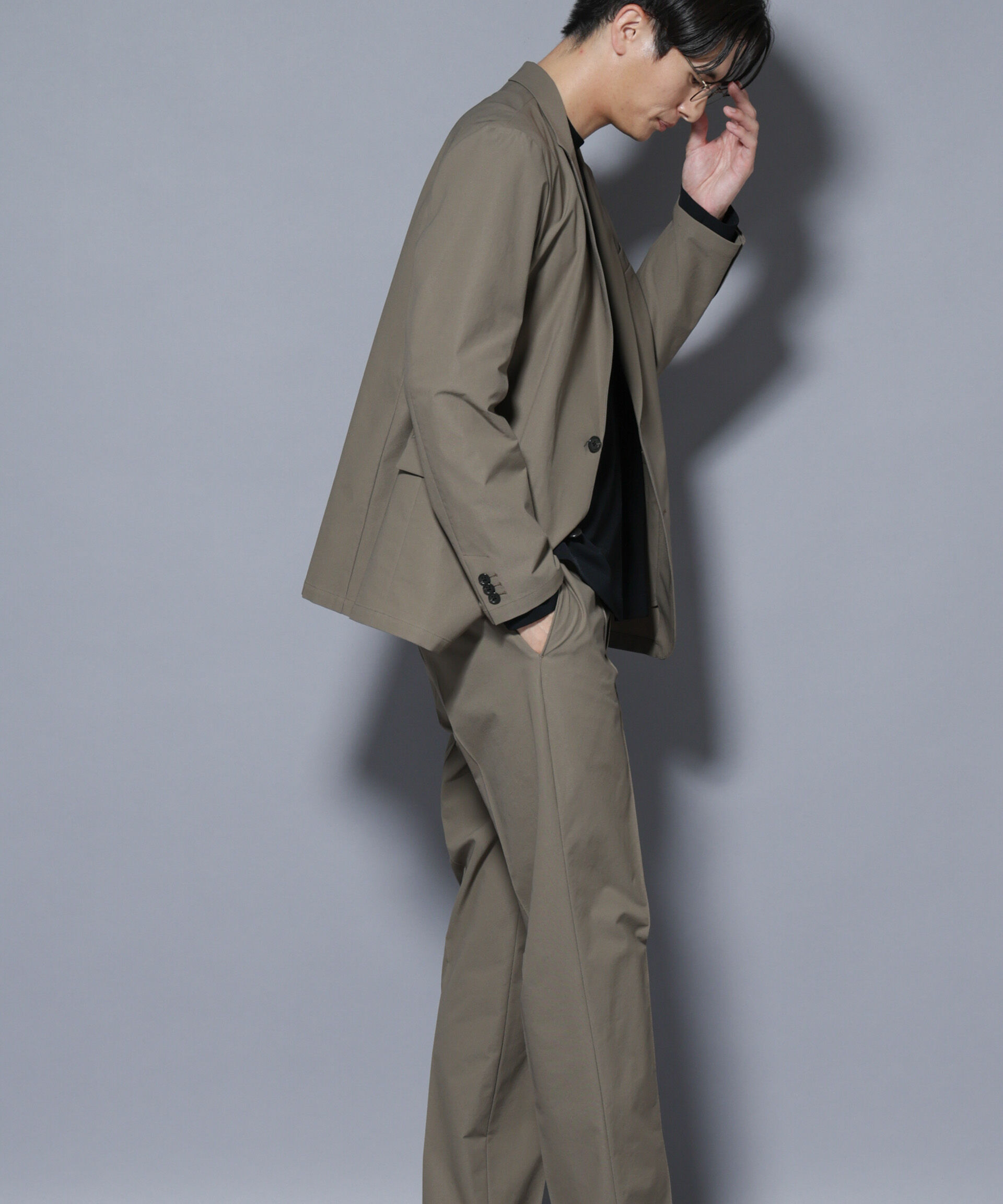 nano･universe「「N TROUSERS BASIC」SizeMoreTEXBRID(R)ストレッチパンツ(セットアップ可)」|スーツ|