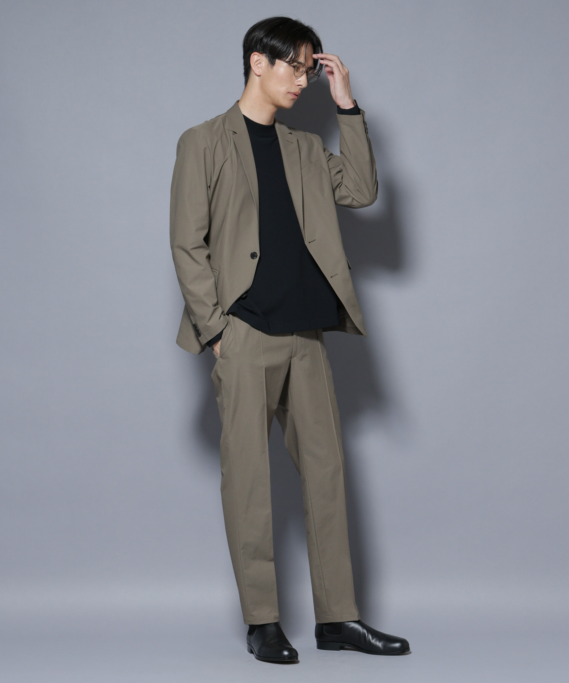 nano･universe「「N TROUSERS BASIC」SizeMoreTEXBRID(R)ストレッチパンツ(セットアップ可)」|スーツ|