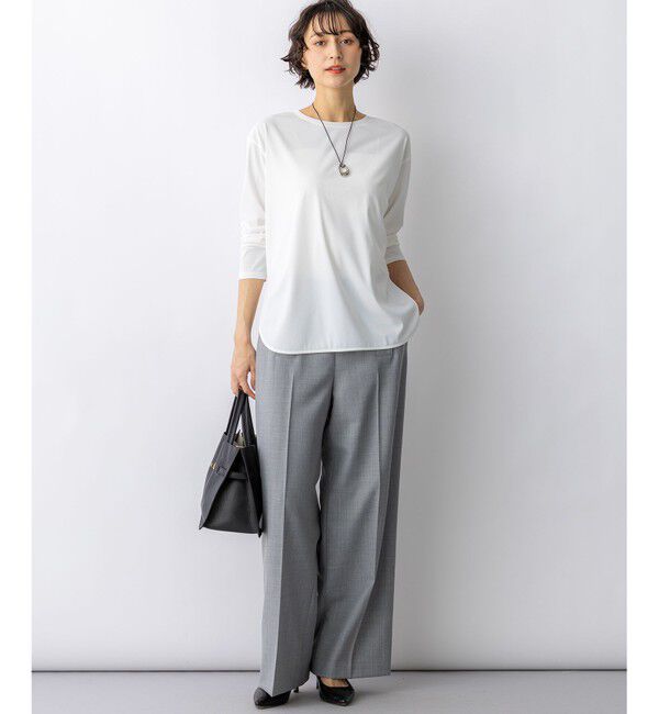 23区「ジョーゼットトリコット TEEブラウス」|Tシャツ・カットソー|