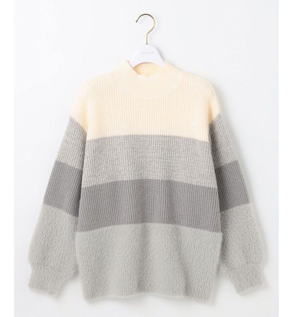 ANY SIS「【洗える】グラデーションフェザー ニット」|ニット・セーター|