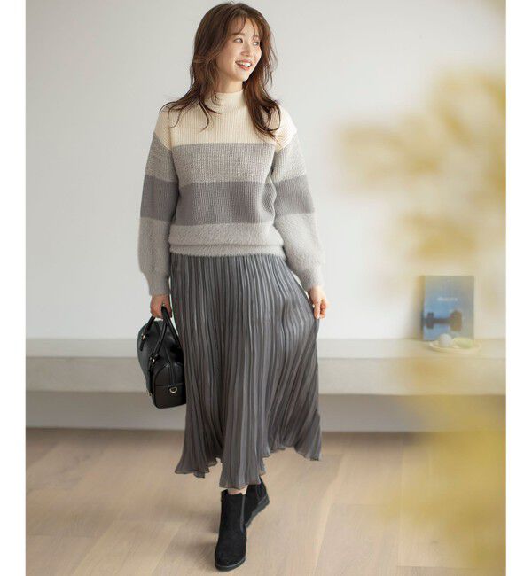 ANY SIS「【洗える】グラデーションフェザー ニット」|ニット・セーター|