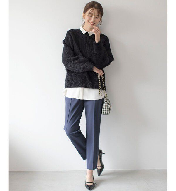 ANY SIS「【洗える】グラデーションフェザー ニット」|ニット・セーター|