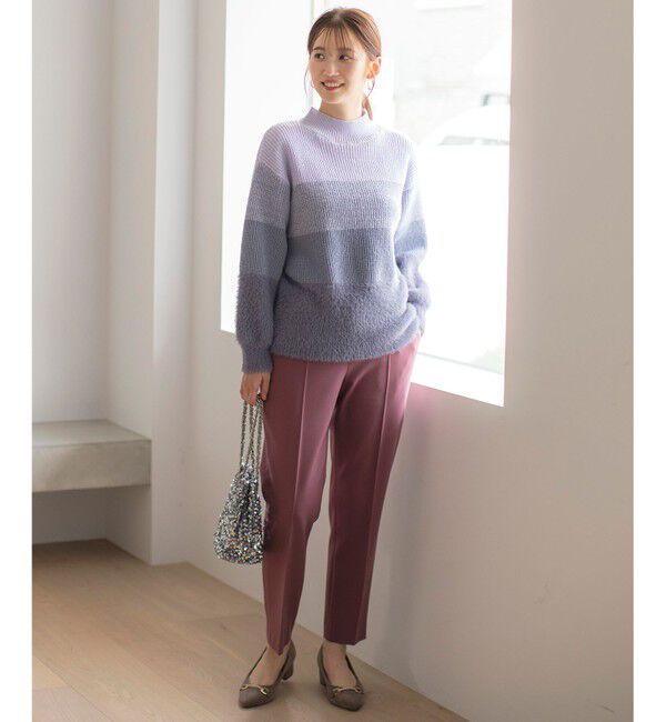 ANY SIS「【洗える】グラデーションフェザー ニット」|ニット・セーター|