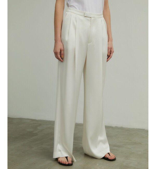 BEIGE,「GINETTE / ストレートパンツ」|その他|Ecru