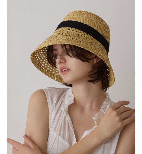  「Ferrucio Vecchi ホワイトハット」|ハット|