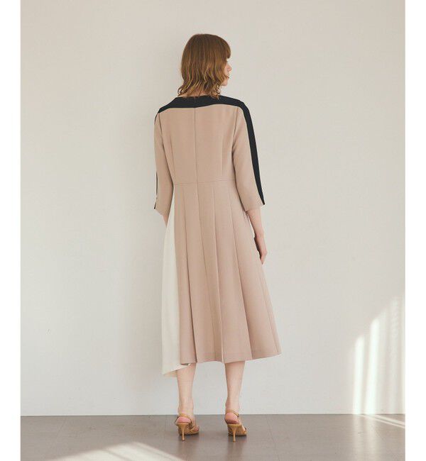 Grace Class「カラーブロックドレス」|ワンピース|