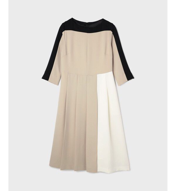 Grace Class「カラーブロックドレス」|ワンピース|