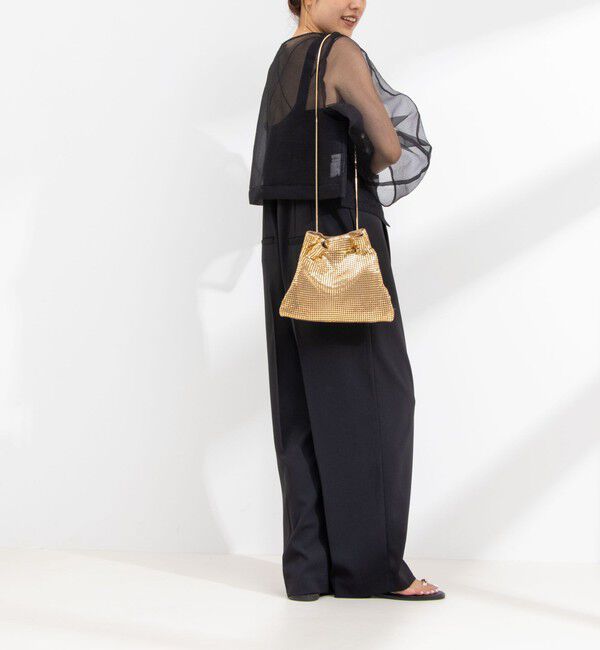 Rie Miller「ランタンスリーブシアー2WAYブラウス」|シャツ・ブラウス|