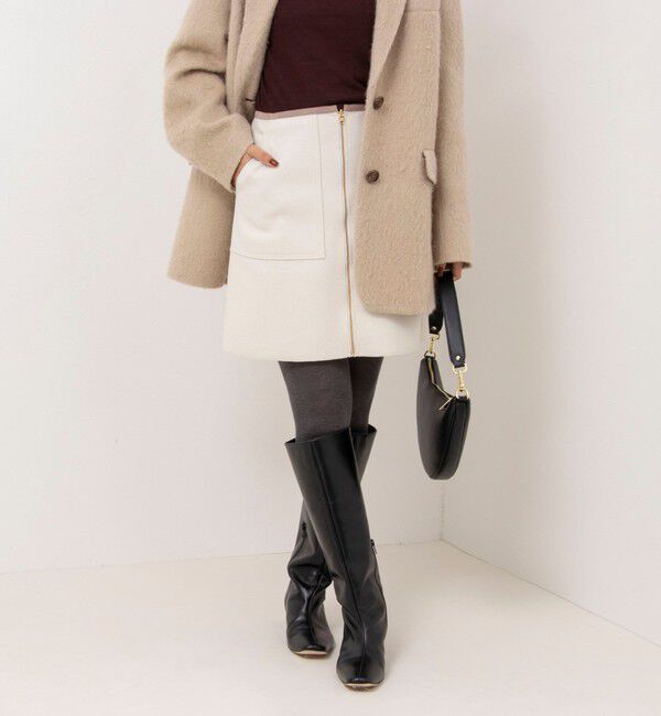 NOLLEY'S「ウォッシャブルリバーシブルミニスカート」|スカート|