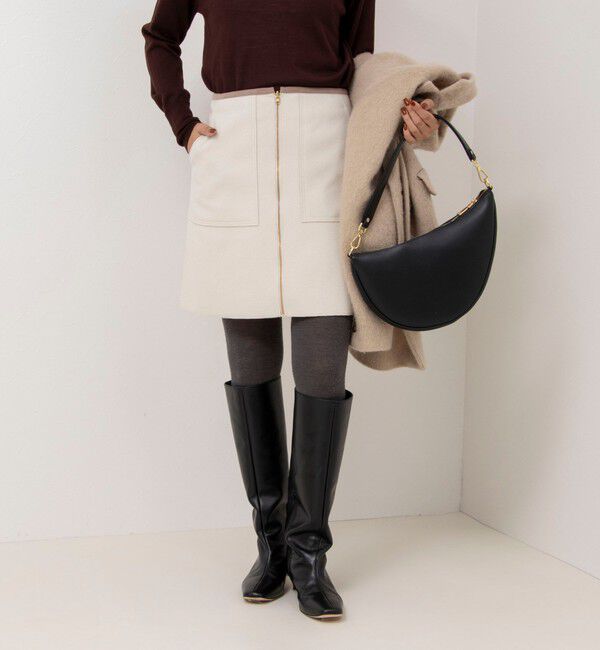 NOLLEY'S「ウォッシャブルリバーシブルミニスカート」|スカート|