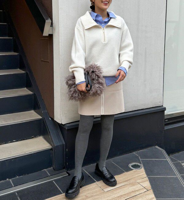 NOLLEY'S「ウォッシャブルリバーシブルミニスカート」|スカート|