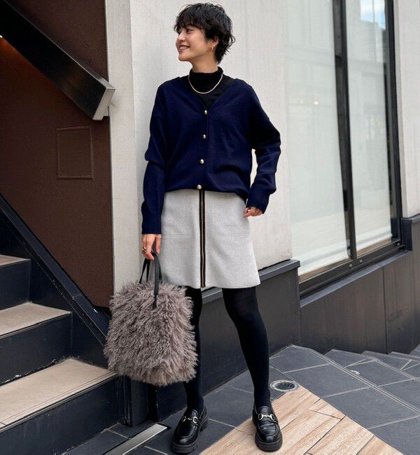 NOLLEY'S「ウォッシャブルリバーシブルミニスカート」|スカート|