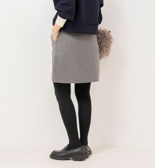 NOLLEY'S「ウォッシャブルリバーシブルミニスカート」|スカート|