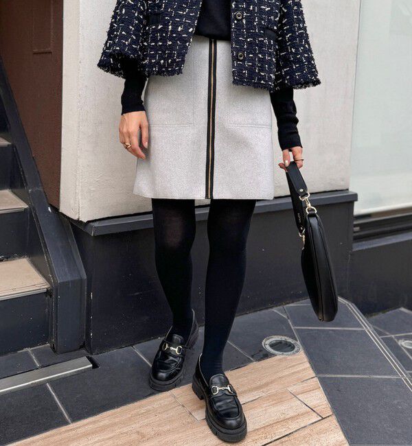 NOLLEY'S「ウォッシャブルリバーシブルミニスカート」|スカート|