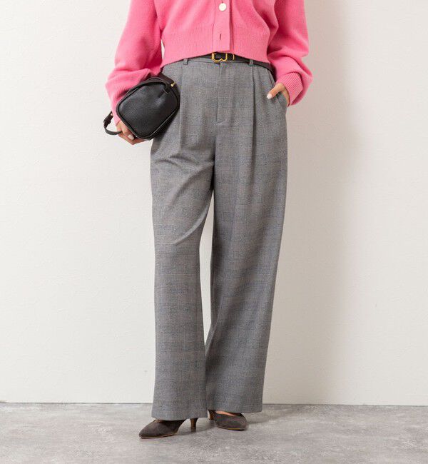 NOLLEY'S「ウォッシャブル両面起毛ワイドパンツ」|その他|ホワイト系2