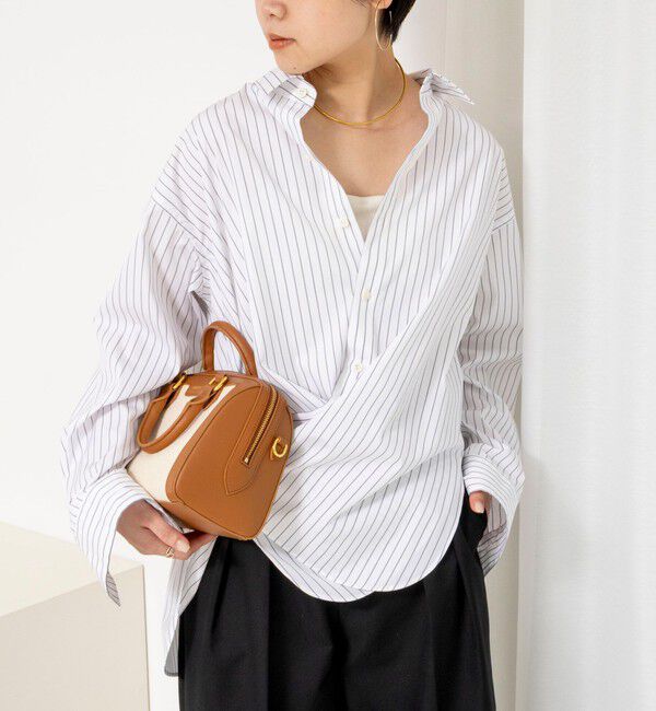 Rie Miller「ウォッシャブルレギュラーカラー2WAYシャツ」|シャツ・ブラウス|