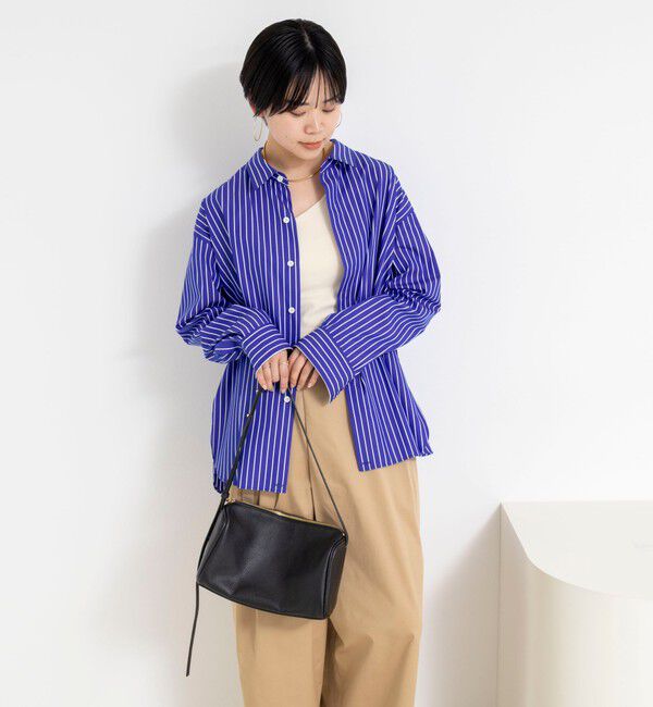 Rie Miller「ウォッシャブルレギュラーカラー2WAYシャツ」|シャツ・ブラウス|