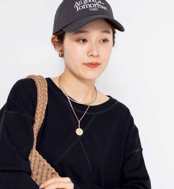 Rie Miller「《手洗い可能》トレーナー風プルオーバーサイドZIP」|ニット・セーター|