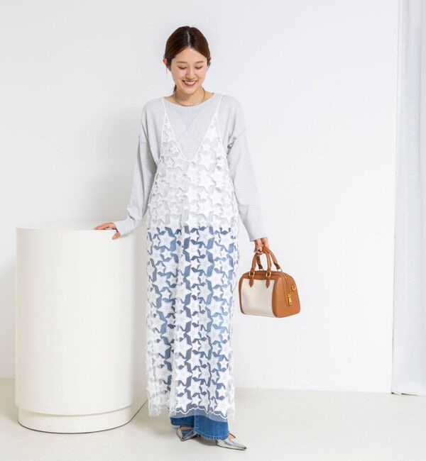 Rie Miller「《手洗い可能》トレーナー風プルオーバーサイドZIP」|ニット・セーター|