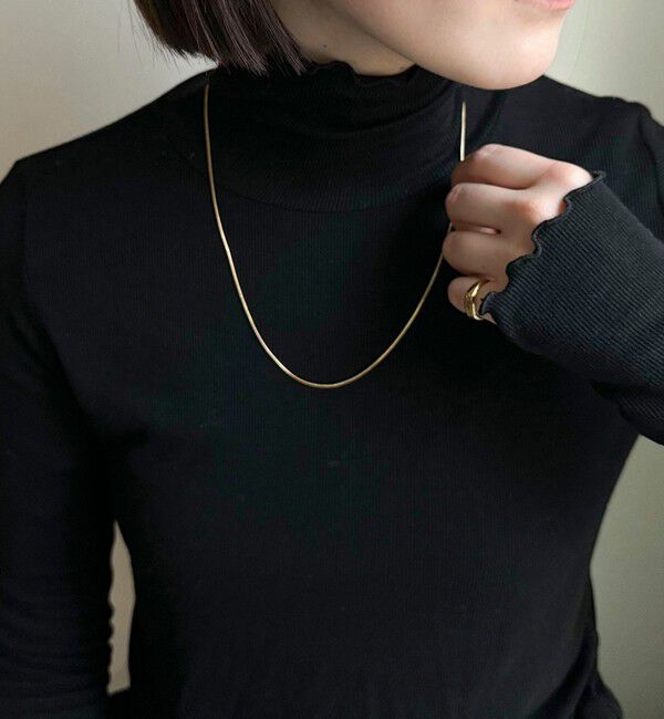 fredy emue「ステンレススネイクミドルネックレス」|ネックレス|