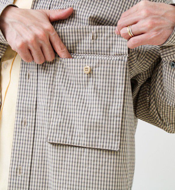 GLOSTER「【ギアディテール】チェック フィッシングシャツ」|シャツ・ブラウス|