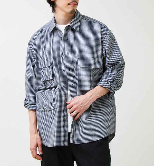 GLOSTER「【ギアディテール】チェック フィッシングシャツ」|シャツ・ブラウス|
